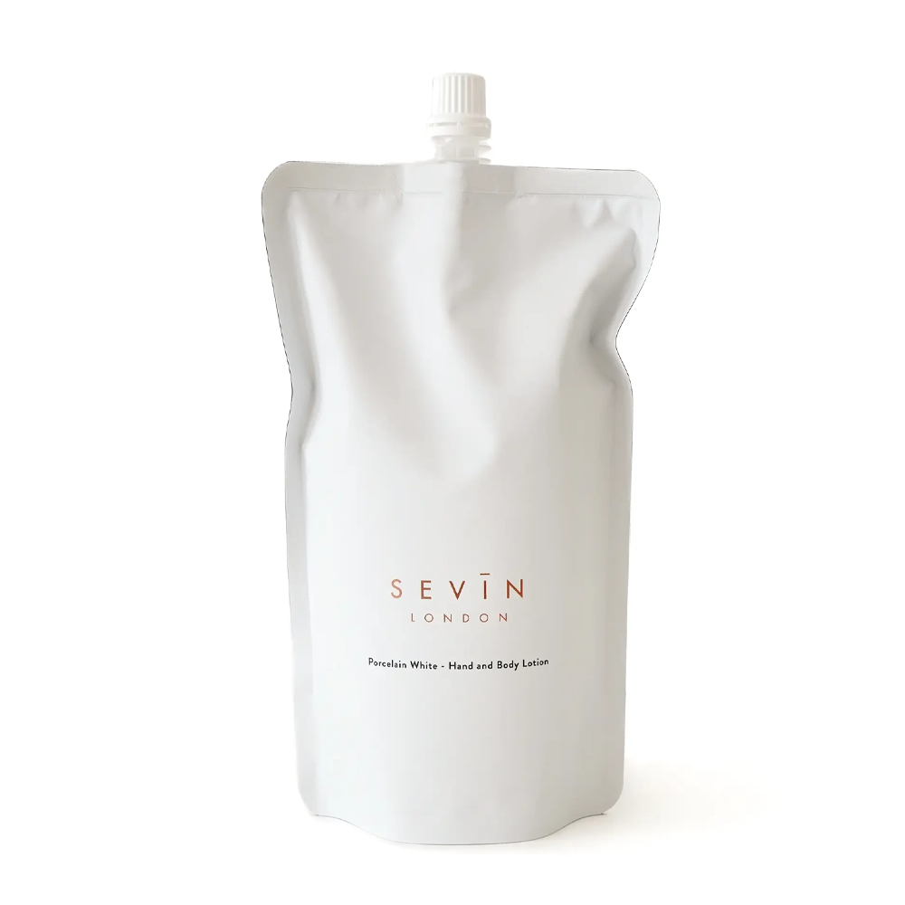 Sevin London PORCELAIN WHITE HAND & BODY LOTION REFILL POUCH 500ml - ЛОСЬЙОН ДЛЯ РУК ТА ТІЛА (рефіл)